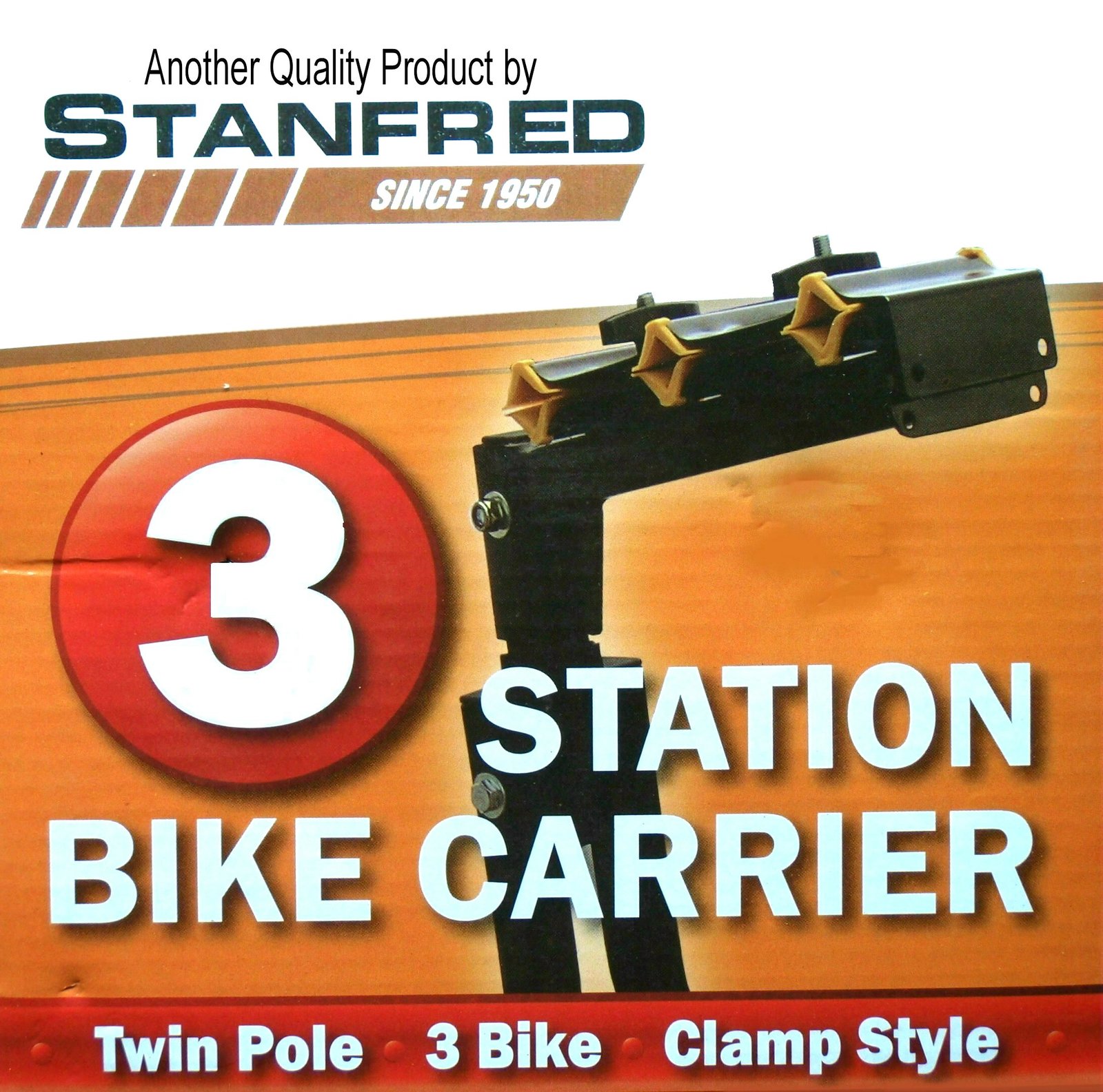 stanfred 3 bike carrier