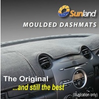 Sunland Dash Mat #F306 (Colour: Charcoal) FORD FALCON XD/XE 2/79 to 10/82 All Sedan, Utility, Van & Wagon Models