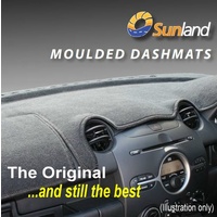 Sunland Dash Mat #H13B01 (Colour: Black) HONDA CIVIC VTi 2/96 to 11/00 All Models Including Coupe with Passenger Airbag