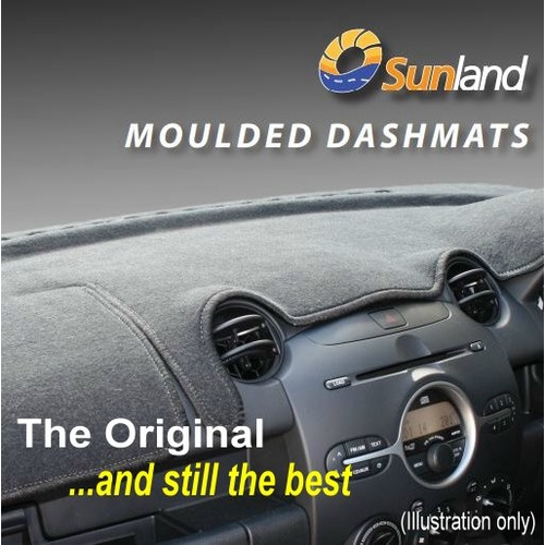 Sunland Dash Mat #F301 (Colour: Black) FORD FALCON XD/XE 2/79 to 10/82 All Sedan, Utility, Van & Wagon Models