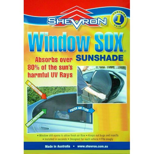 Shevron Window Sox Sunshade Fits Toyota Camry ACV40 Sedan 5/2006-11/2011